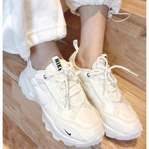 米白 Nike tc 7900 小白鞋 全白 黑白 增高 厚底 老爹鞋 DD9682-100