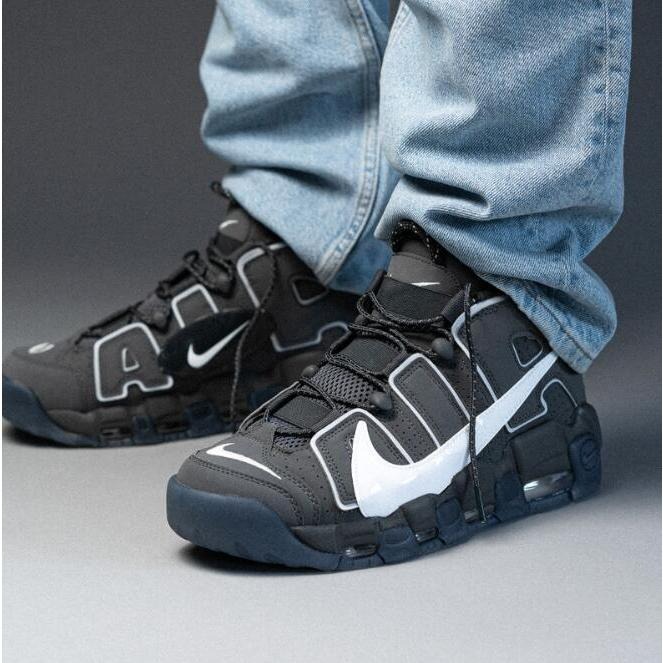 NIKE AIR more uptempo 96 ＇copy paste＇ 黑白大AIR 復刻運動鞋慢跑鞋