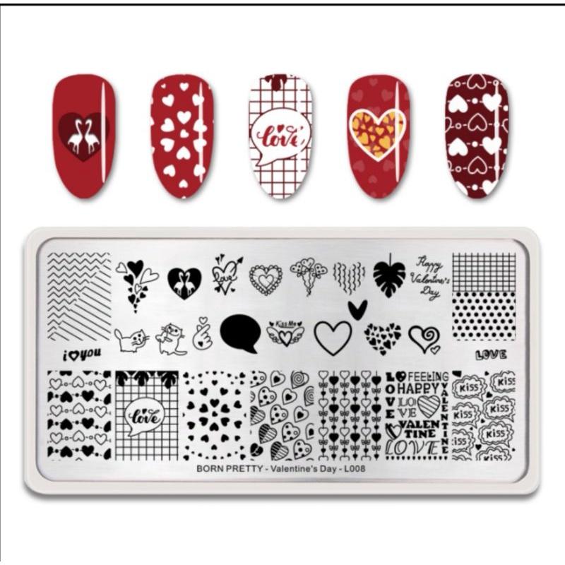 BP情人節系列美甲鋼板-細節圖7