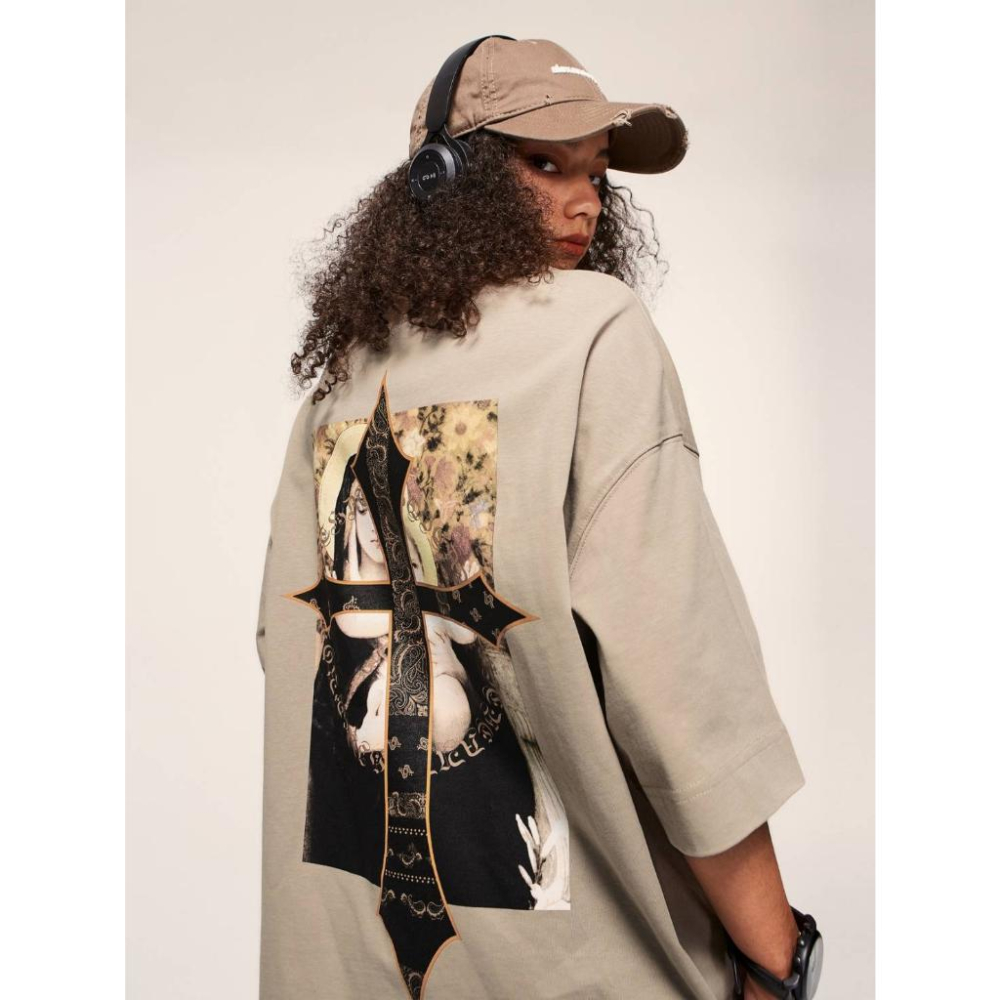 美式寬鬆半袖 T SHIRT 西海岸-細節圖2