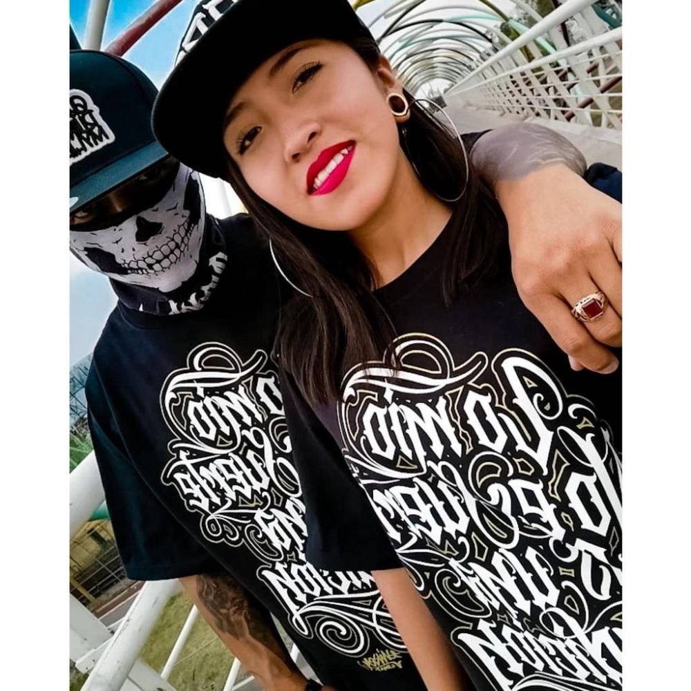 Chicano 刺青風格 短袖上衣 加大-細節圖5