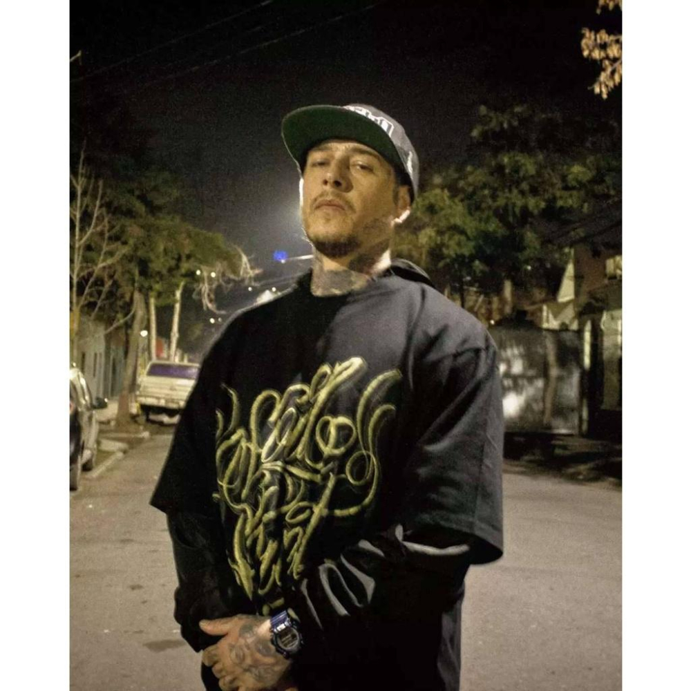 Chicano 刺青風格 T-shirt 加大-細節圖6