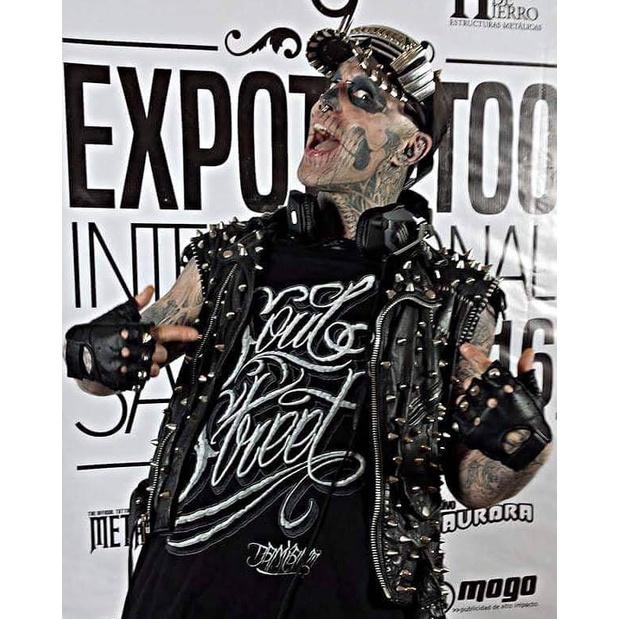 Chicano 刺青風格 T-shirt 加大-細節圖7