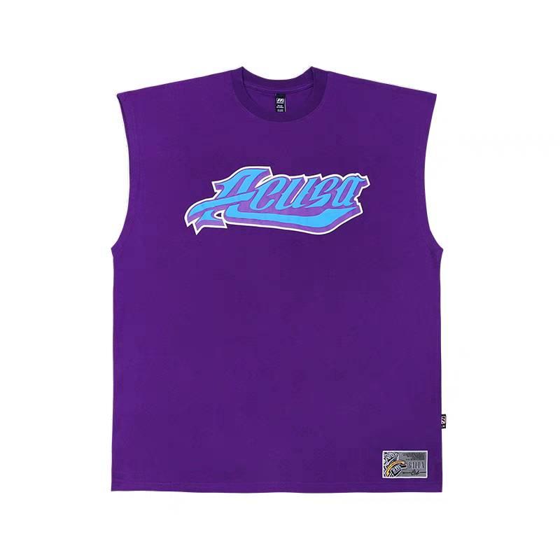 無袖印花大碼 坎肩 重磅背心-細節圖2