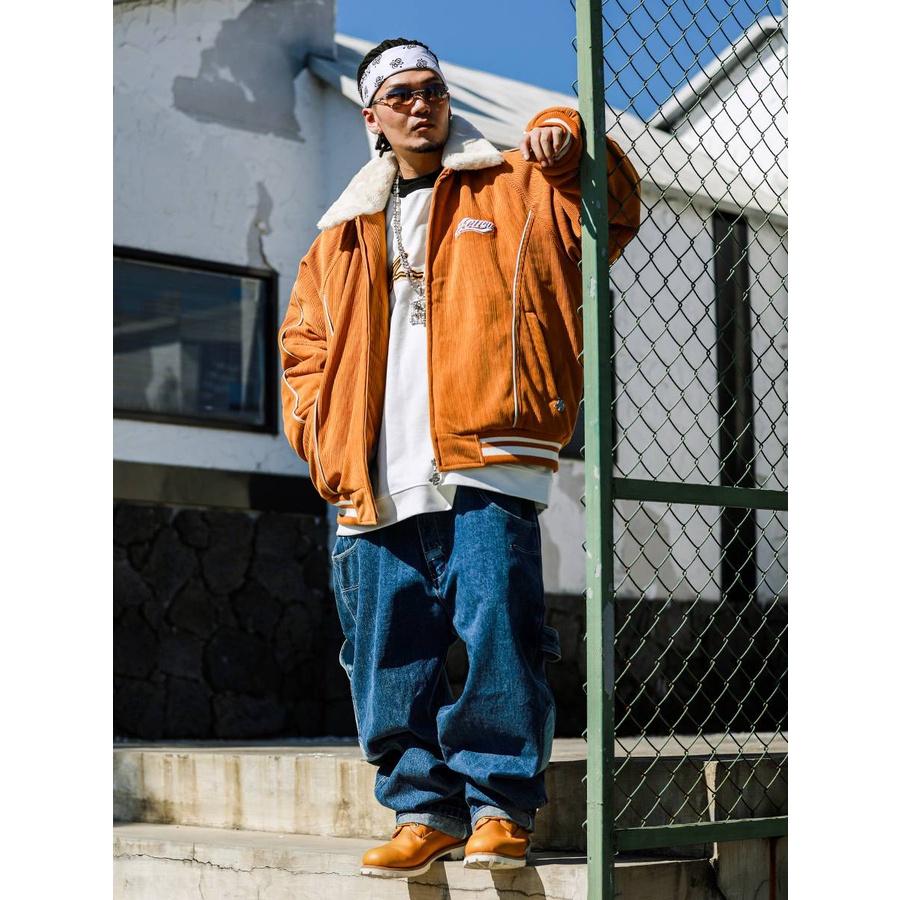 燈心絨 雙層 夾棉 種棒 飛行夾克-細節圖2