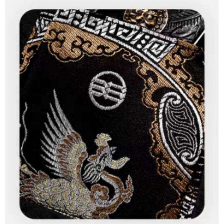 重工刺繡系列側背胸包-細節圖5