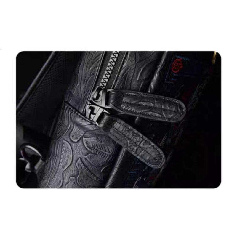 重工刺繡系列側背胸包-細節圖6