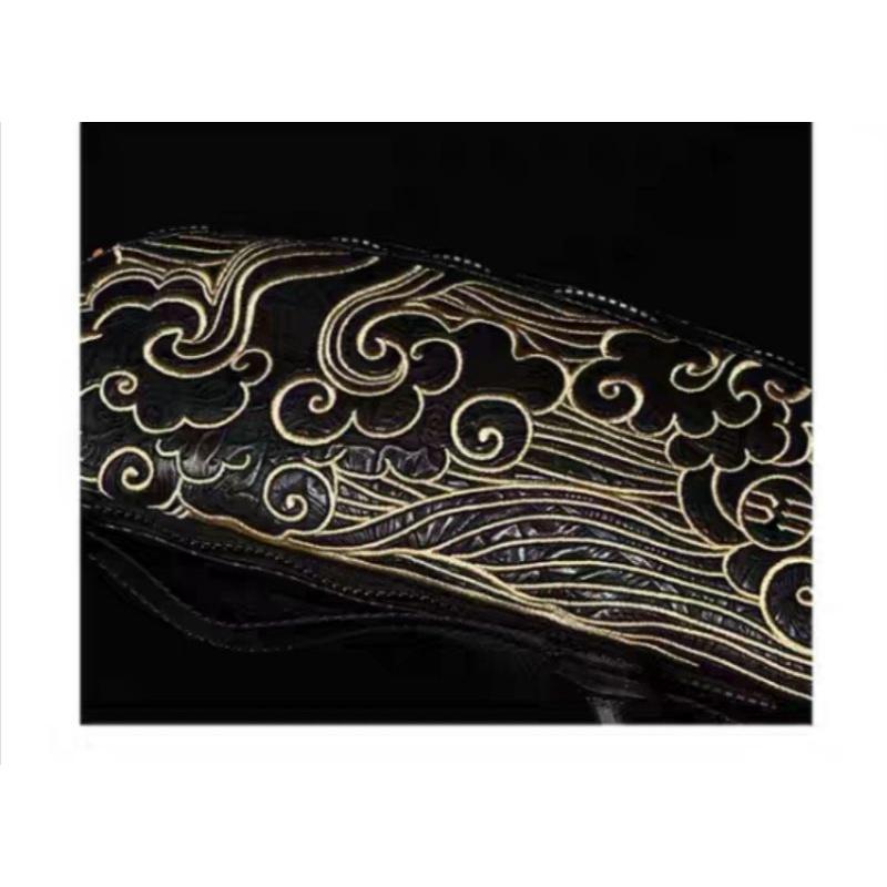 重工刺繡系列 側背腰包-細節圖7