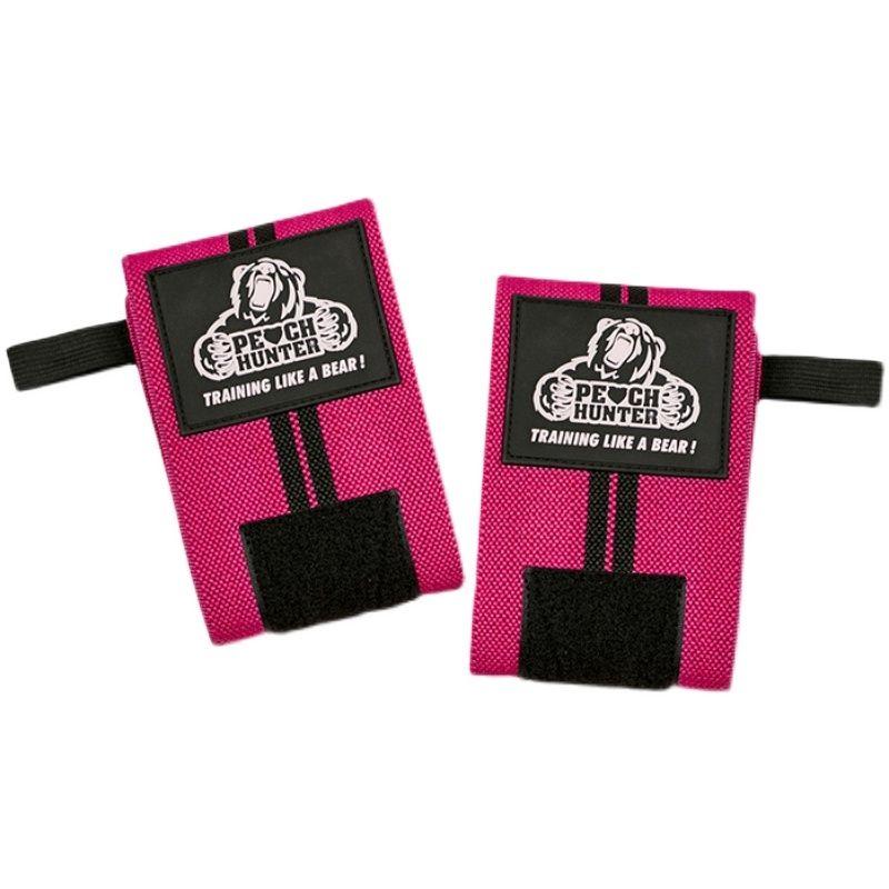 粉色手腕護腕帶 運動健身羽球加壓彈力綁帶-細節圖2