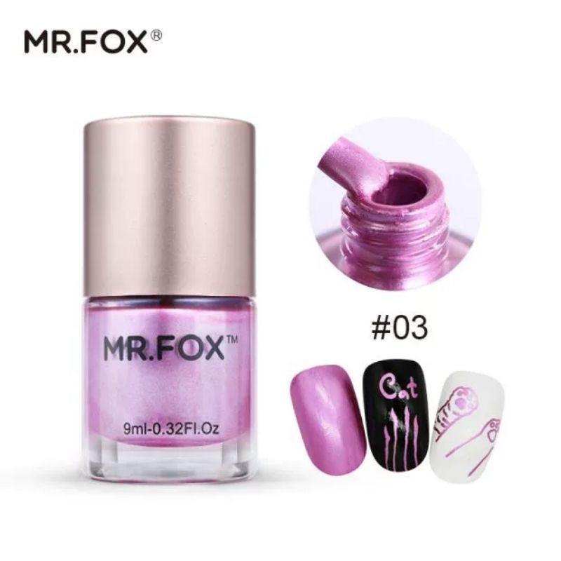 狐狸先生珠光轉印指甲油-細節圖5