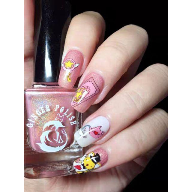 庫洛魔法使美甲轉印鋼板-細節圖2