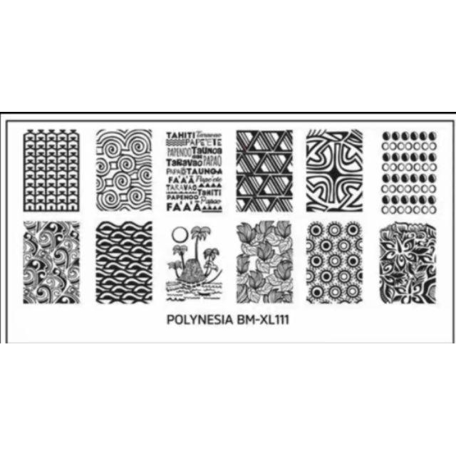 玻里尼西亞系列美甲鋼板-細節圖2