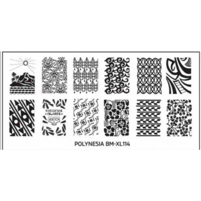 玻里尼西亞系列美甲鋼板-細節圖5