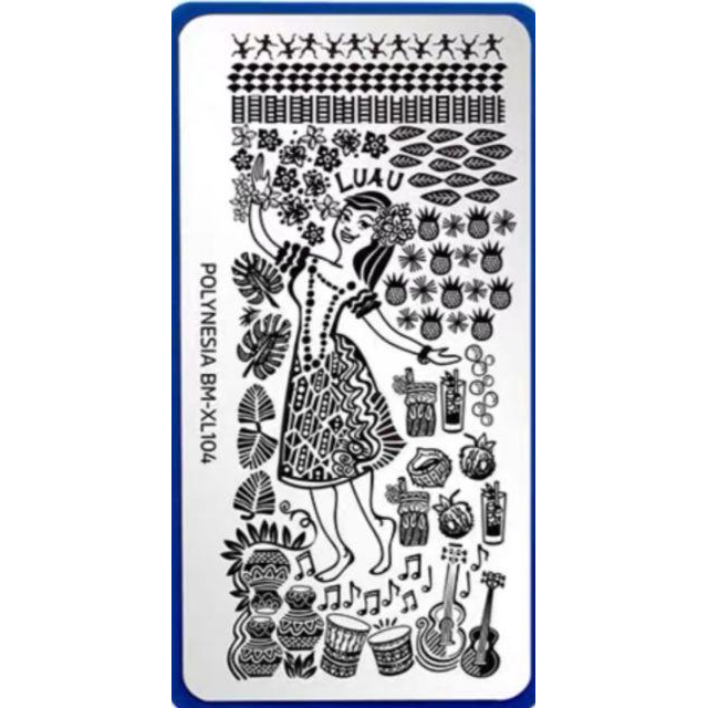 玻里尼西亞系列美甲鋼板-細節圖9