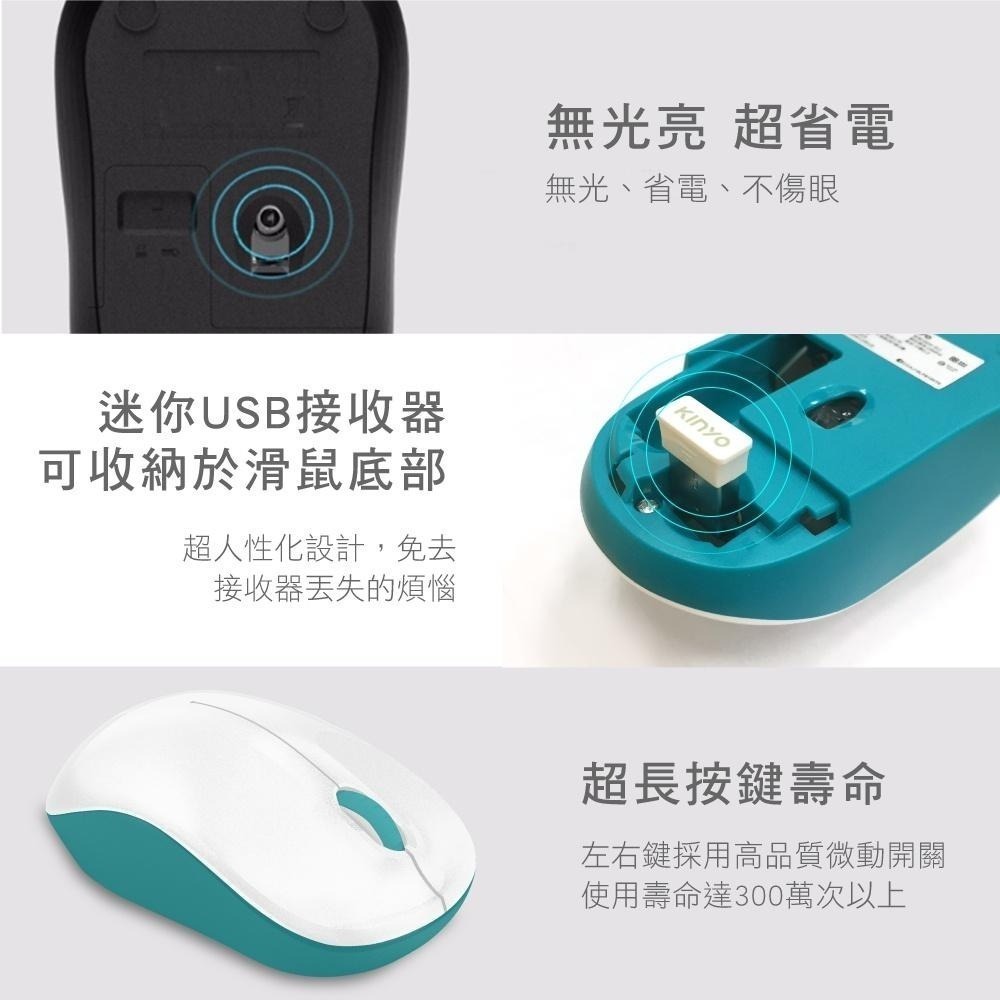 【現貨附發票】KINYO 耐嘉 2.4GHz 無線滑鼠 1入 GKM-911-細節圖6