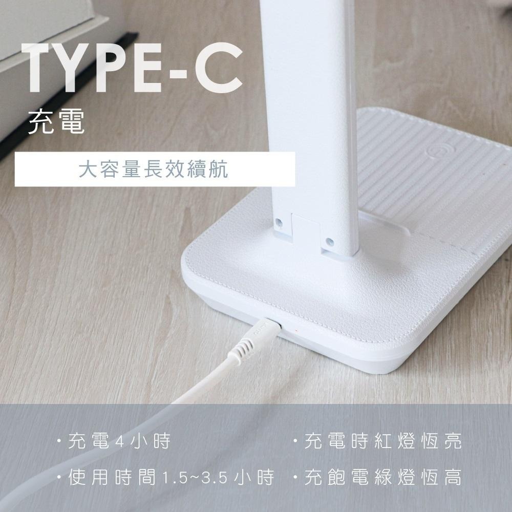 【現貨附發票】KINYO 耐嘉 折疊雙燈頭LED檯燈 照明燈 露營燈 1入 PLED-4180-細節圖6