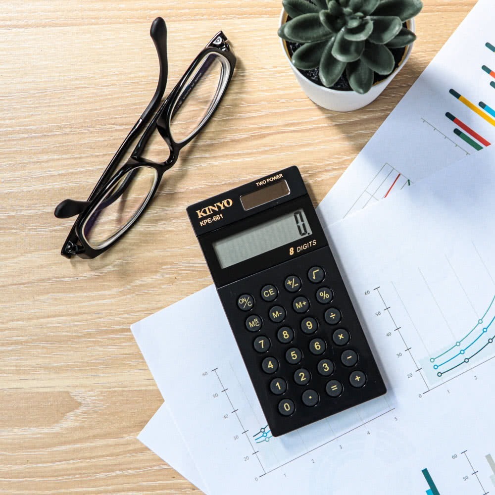 【現貨附發票】KINYO 耐嘉 口袋型(國家考試專用)8位元計算機 1入 KPE-661-細節圖7