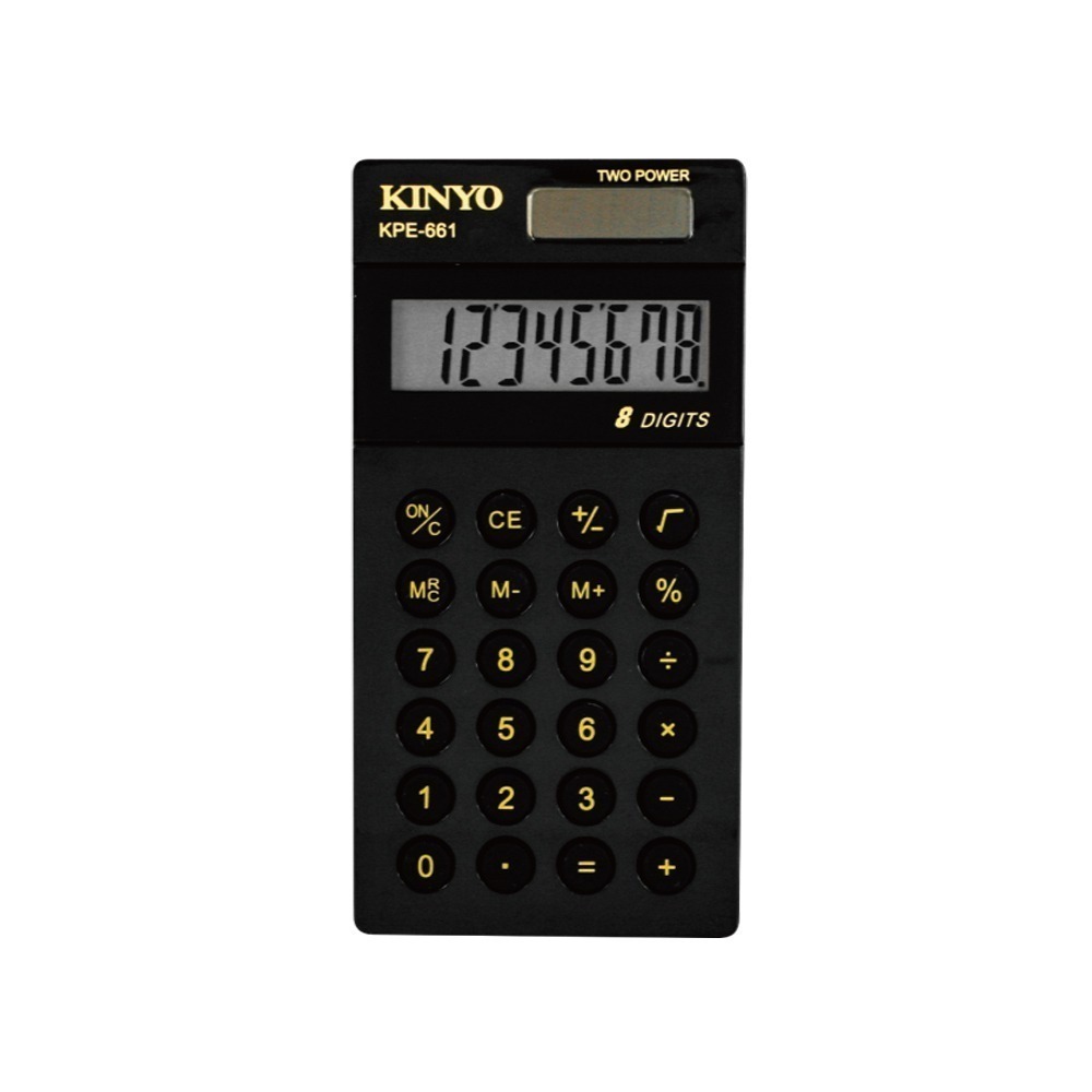 【現貨附發票】KINYO 耐嘉 口袋型(國家考試專用)8位元計算機 1入 KPE-661-細節圖9