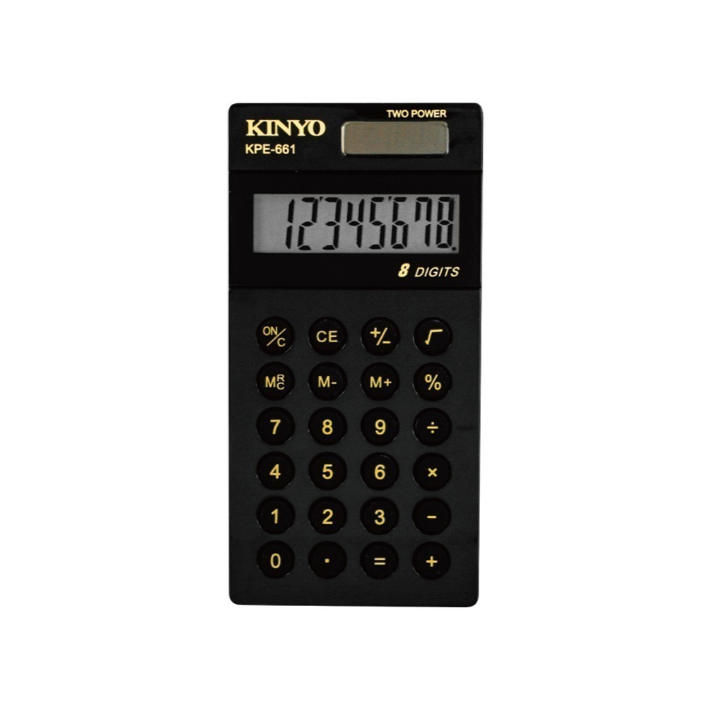 【現貨附發票】KINYO 耐嘉 口袋型(國家考試專用)8位元計算機 1入 KPE-661-細節圖9