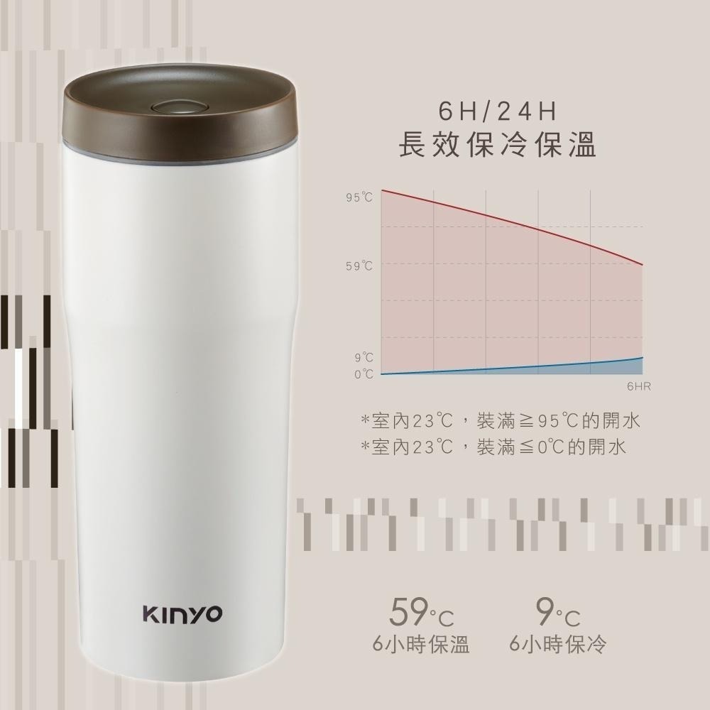 【現貨附發票】KINYO 耐嘉 304不鏽鋼車用保溫杯 保溫壺 保溫瓶 熱水壺 熱水瓶 冷水壺 1入 KIM-37-細節圖3