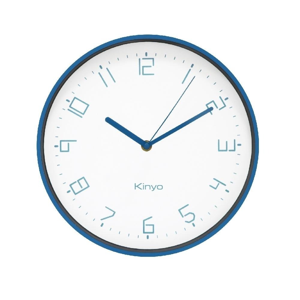 【現貨附發票】KINYO 耐嘉 11吋簡約北歐風靜音掛鐘 時鐘 1入 CL-195-細節圖2