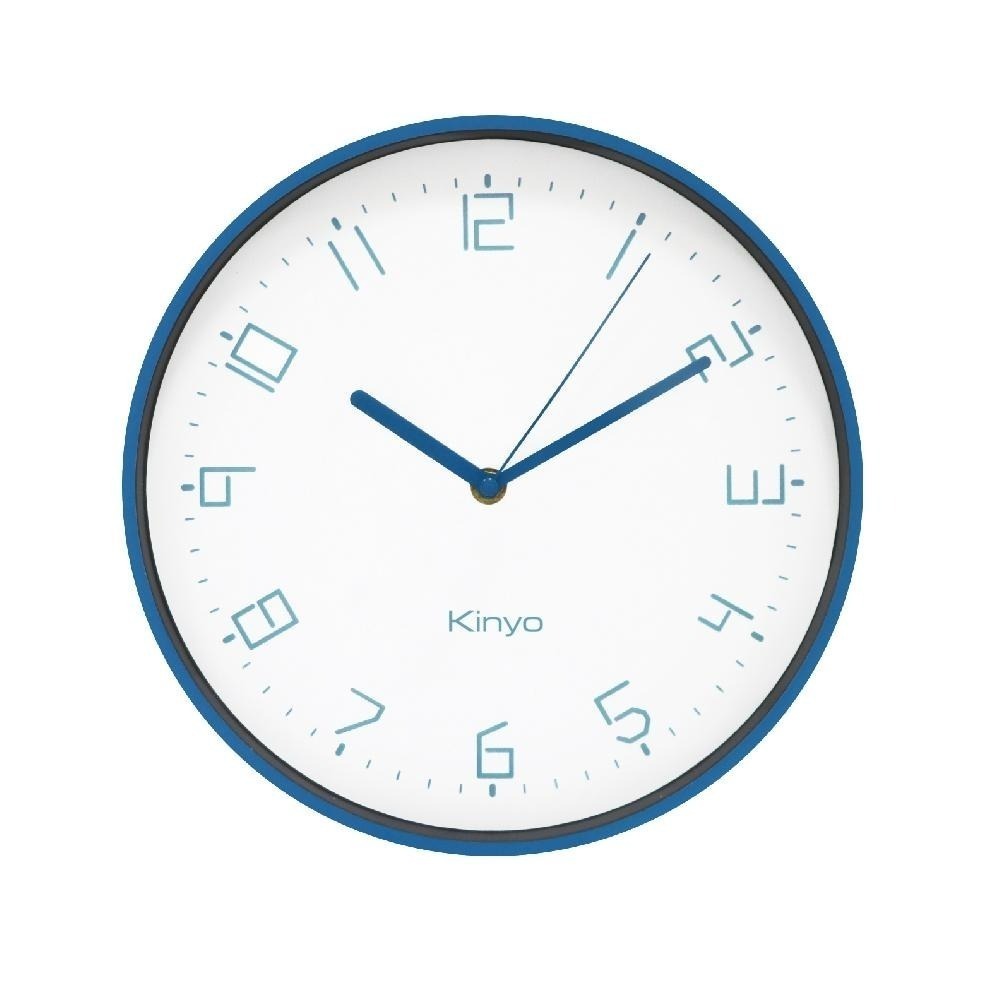 【現貨附發票】KINYO 耐嘉 11吋簡約北歐風靜音掛鐘 時鐘 1入 CL-195-細節圖2