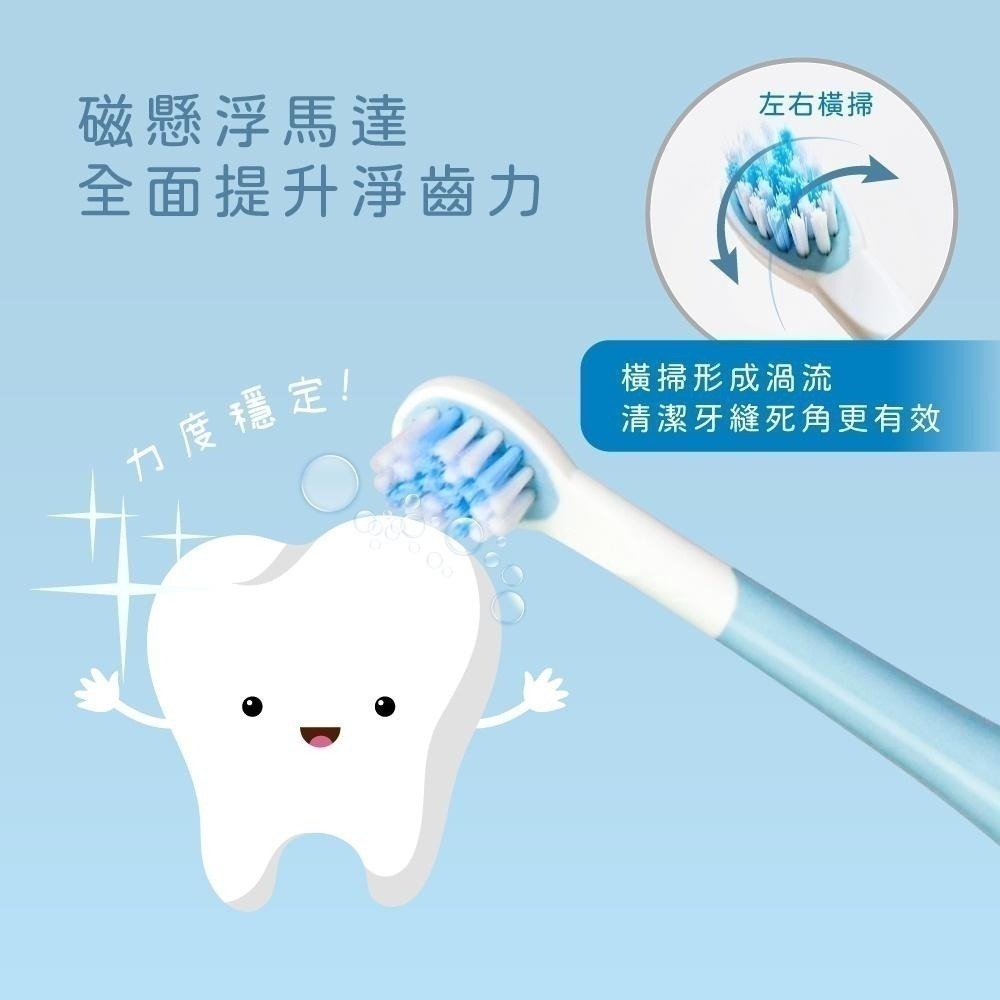 【現貨附發票】KINYO 兒童音波電動牙刷 1入 ETB-520 適用刷頭型號 ETB-520-1、ETB-520-2-細節圖5