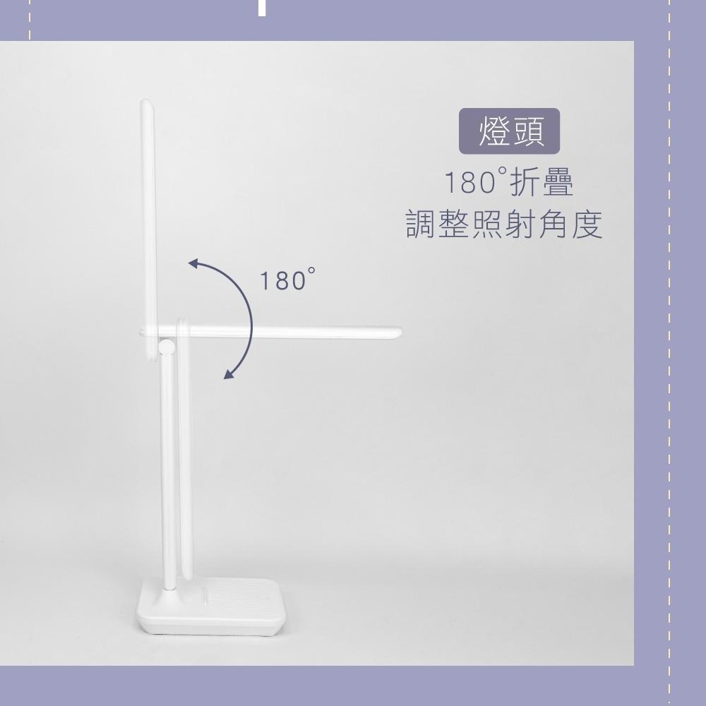 【現貨附發票】KINYO 耐嘉 充電式折疊檯燈 照明燈 露營燈 1入 PLED-4187-細節圖6