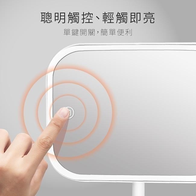 【現貨附發票】KINYO 耐嘉 LED觸控調光化妝鏡 1入 BM-077-細節圖6
