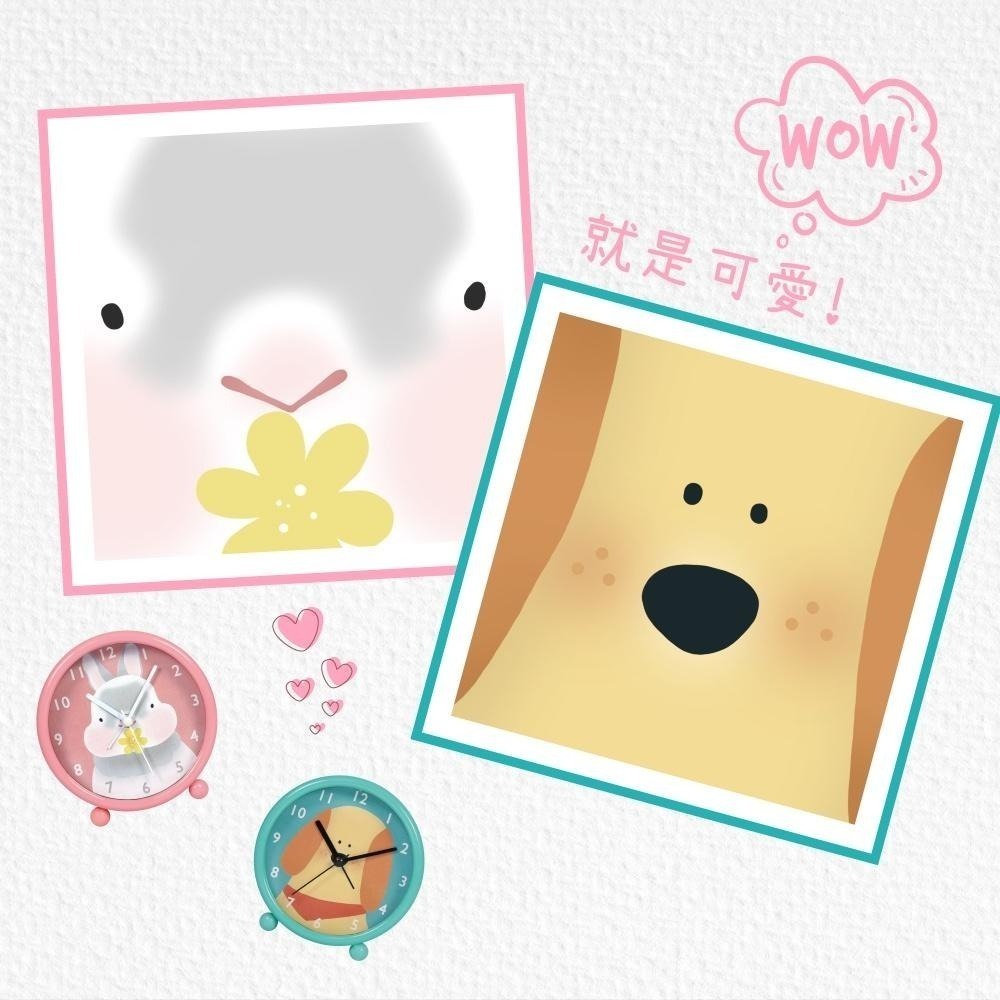 【現貨附發票】KINYO 耐嘉 鬍鬚家族靜音鬧鐘 1入 ACK-7105-細節圖3