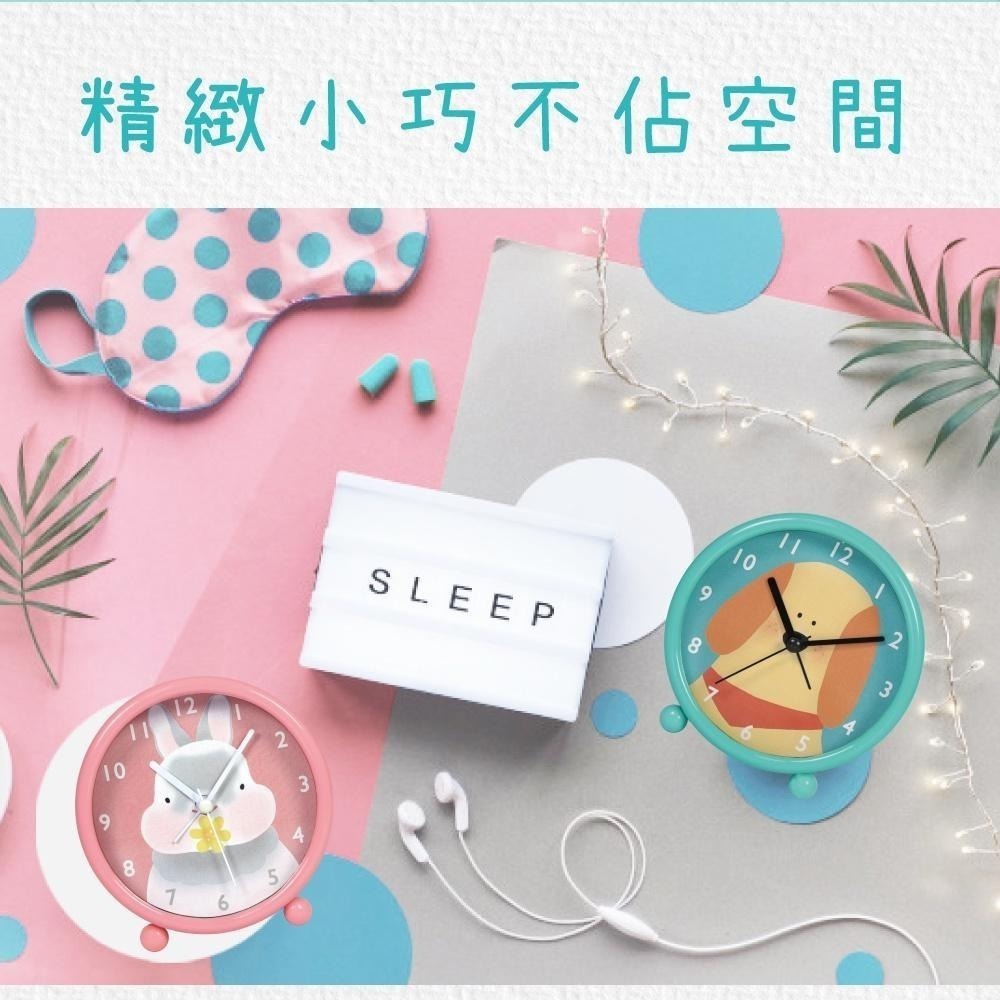 【現貨附發票】KINYO 耐嘉 鬍鬚家族靜音鬧鐘 1入 ACK-7105-細節圖8
