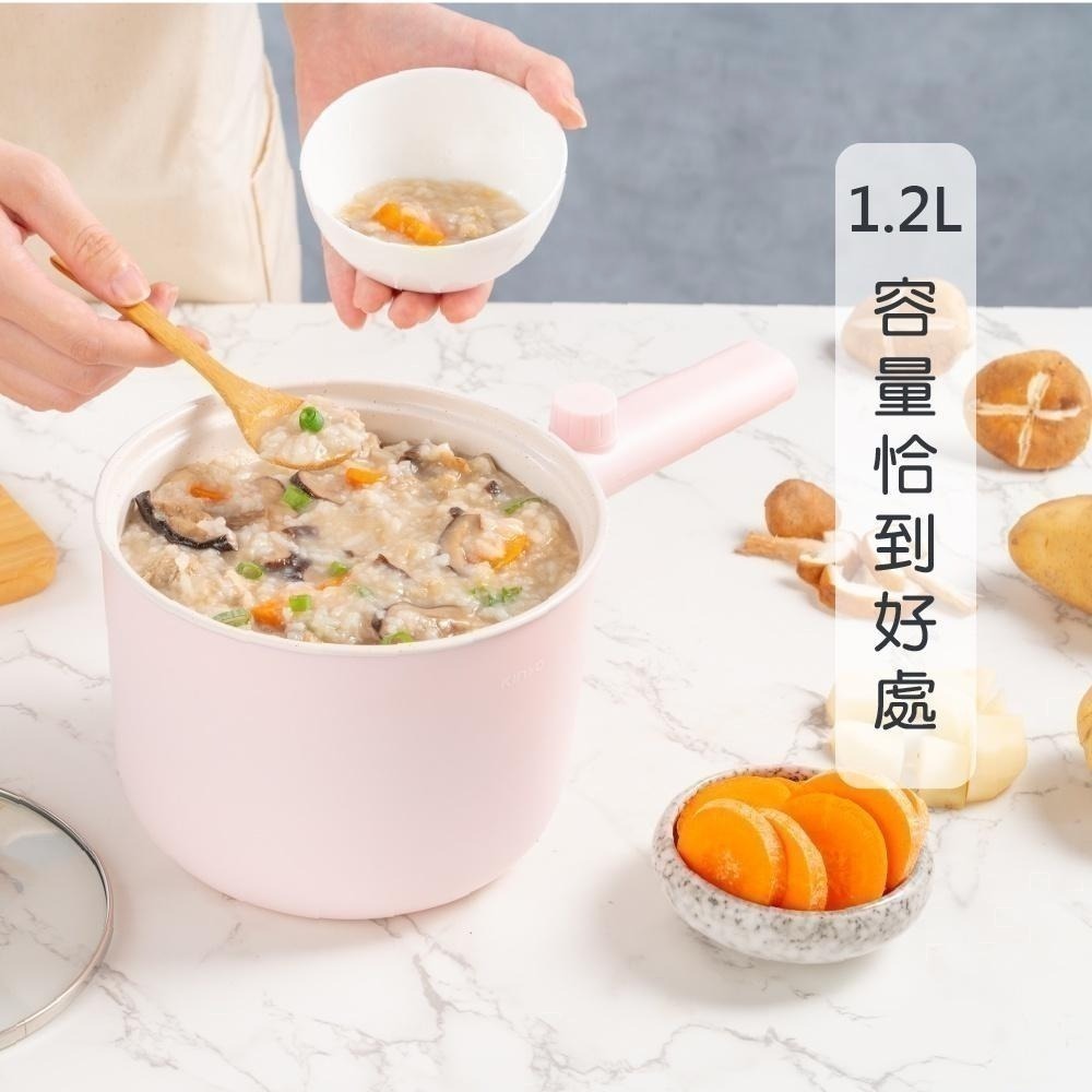 【現貨附發票】KINYO 耐嘉 陶瓷快煮美食鍋 電煮鍋 快煮鍋 電火鍋 煮麵鍋 煲湯鍋 宿舍電鍋 1入 FP-0871-細節圖5