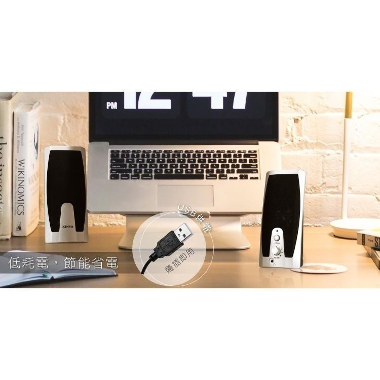 【現貨附發票】KINYO 耐嘉 USB多媒體音箱 電腦喇叭 1組 US-192-細節圖3