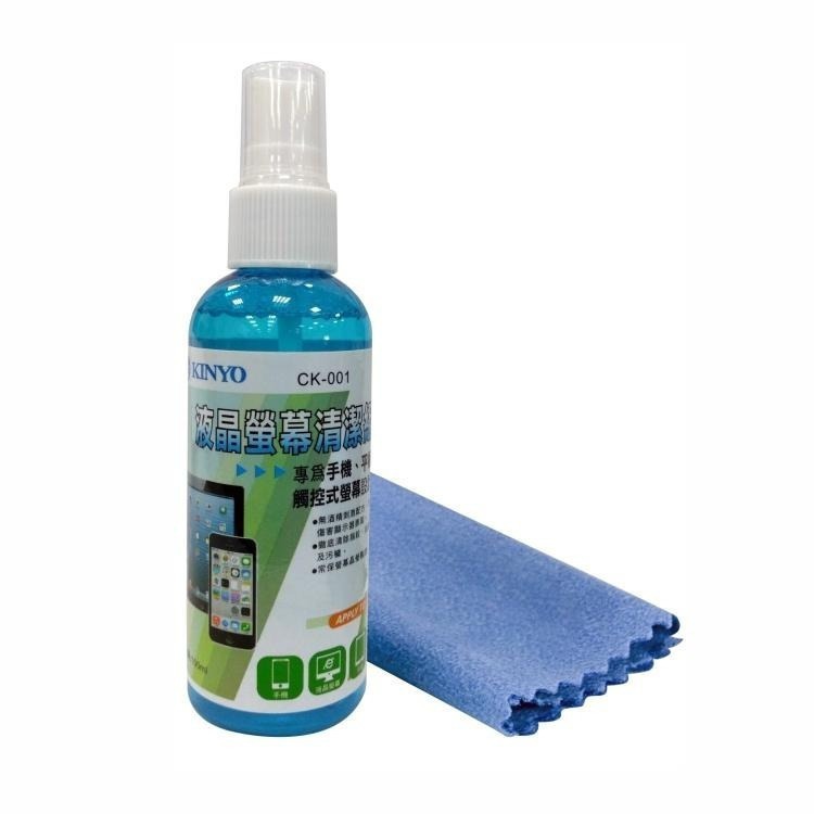 【現貨附發票】KINYO 耐嘉 液晶螢幕清潔組 2合1 清潔劑 + 清潔布 1組入 CK-001-細節圖5