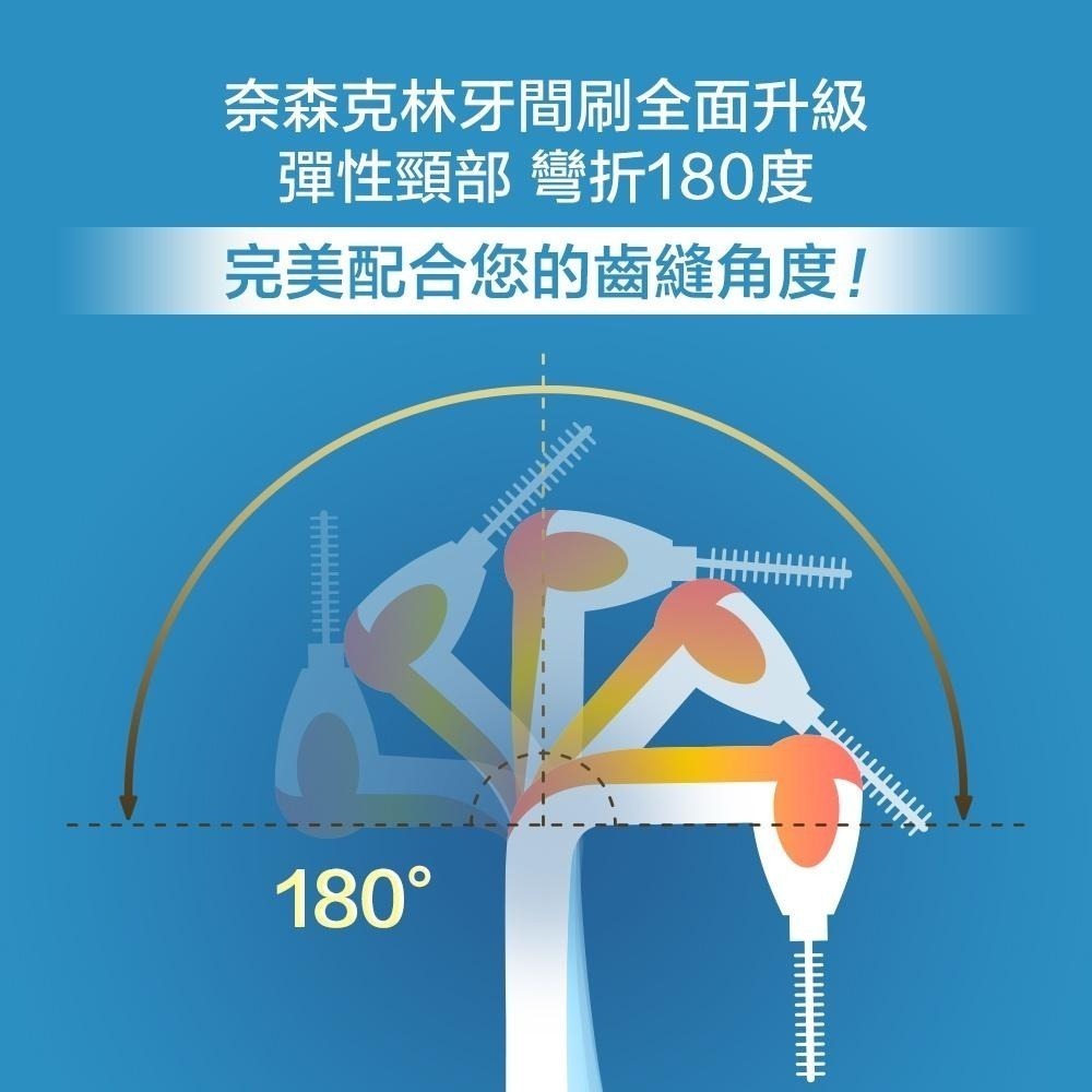 【現貨附發票】奈森克林 L型牙間刷 10支 /卡-細節圖3