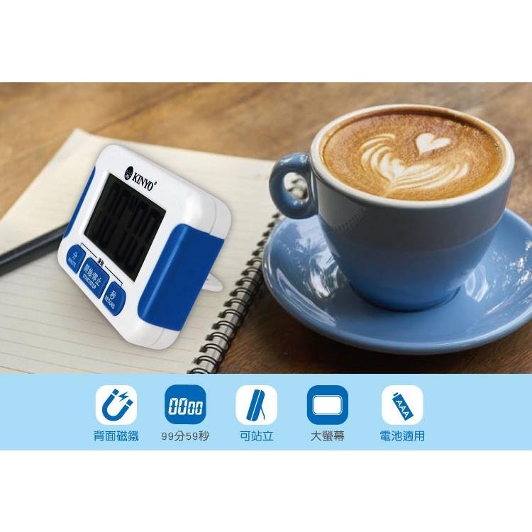 【現貨附發票】KINYO 耐嘉 電子式正倒數計時器 1入 TC-5-細節圖3