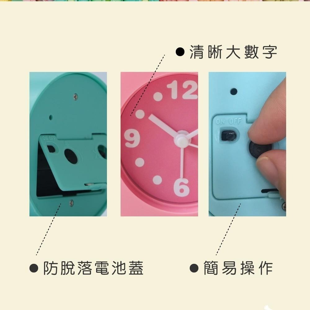 【現貨附發票】KINYO 耐嘉 馬卡龍迷你靜音鬧鐘 1入 ACK-7101-細節圖3