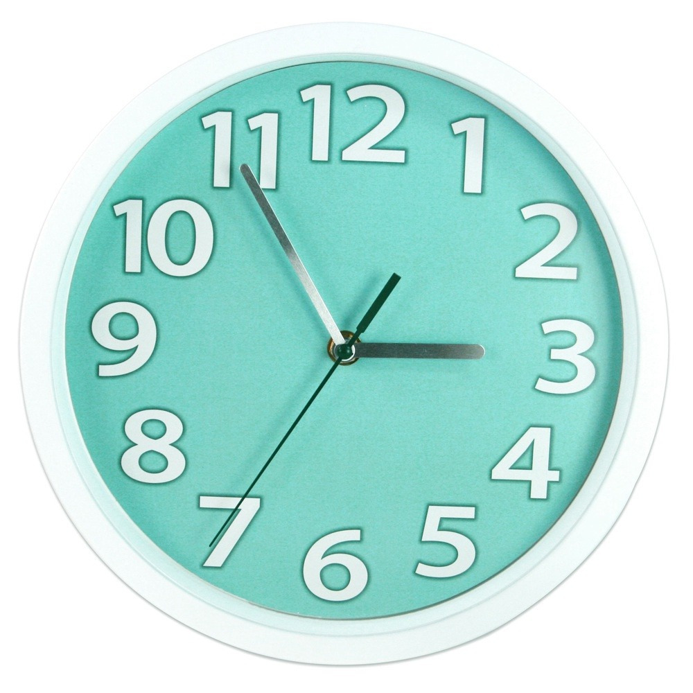 NCL-40 10吋粉彩掛鐘1入 綠色