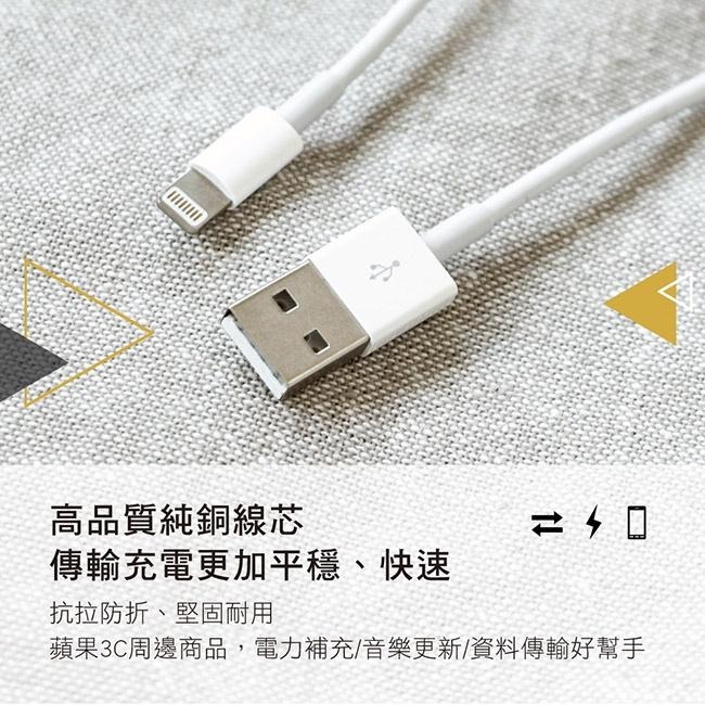 【現貨附發票】KINYO 耐嘉 Apple蘋果充電傳輸線 1m /條 USB-38-細節圖2