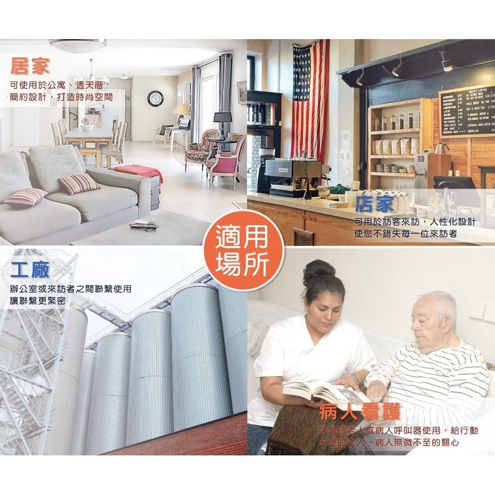 【現貨附發票】KINYO 耐嘉 交流式遠距離無線門鈴 1入 DBA-375-細節圖7