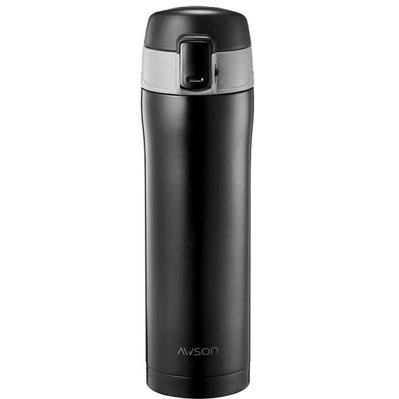【現貨附發票】AWSON 歐森 304不鏽鋼彈跳保溫杯 保溫壺 保溫瓶 熱水壺 熱水瓶 冷水壺 1入 ASM-24-規格圖4