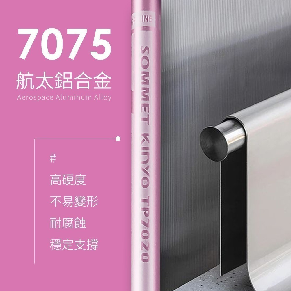 【現貨附發票】KINYO 耐嘉 SOMMET 漸層鋁合金五節摺疊登山杖 1入 TP-7020-細節圖4