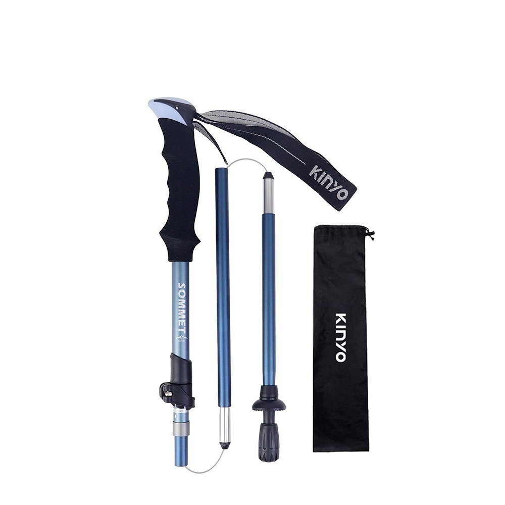 【現貨附發票】KINYO 耐嘉 SOMMET 漸層鋁合金五節摺疊登山杖 1入 TP-7020-規格圖9