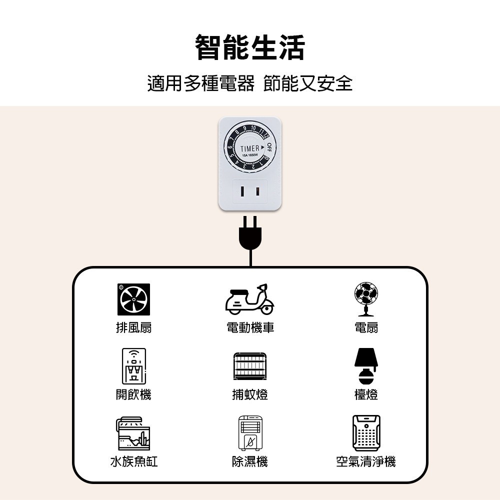 【現貨附發票】朝日電工 Double Sun 雙日 12小時2P機械式倒數定時器 1入 TM-007-細節圖8