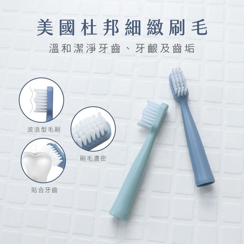 【現貨附發票】KINYO 耐嘉 淨亮聲波電動牙刷 替換刷頭 2入 ETB-816-1 (適用機型 ETB-816)-細節圖3