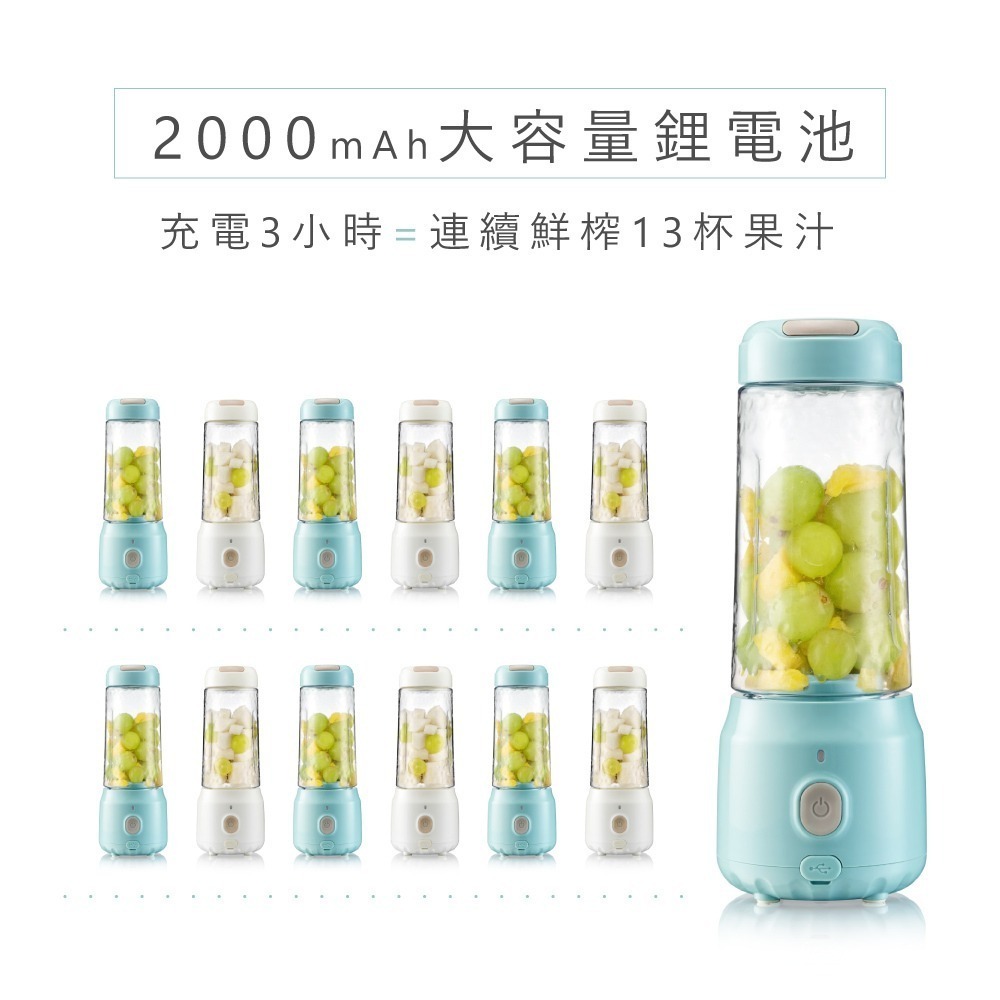 【現貨附發票】KINYO 耐嘉 USB復古便攜果汁機 1入 JRU-6830-細節圖5