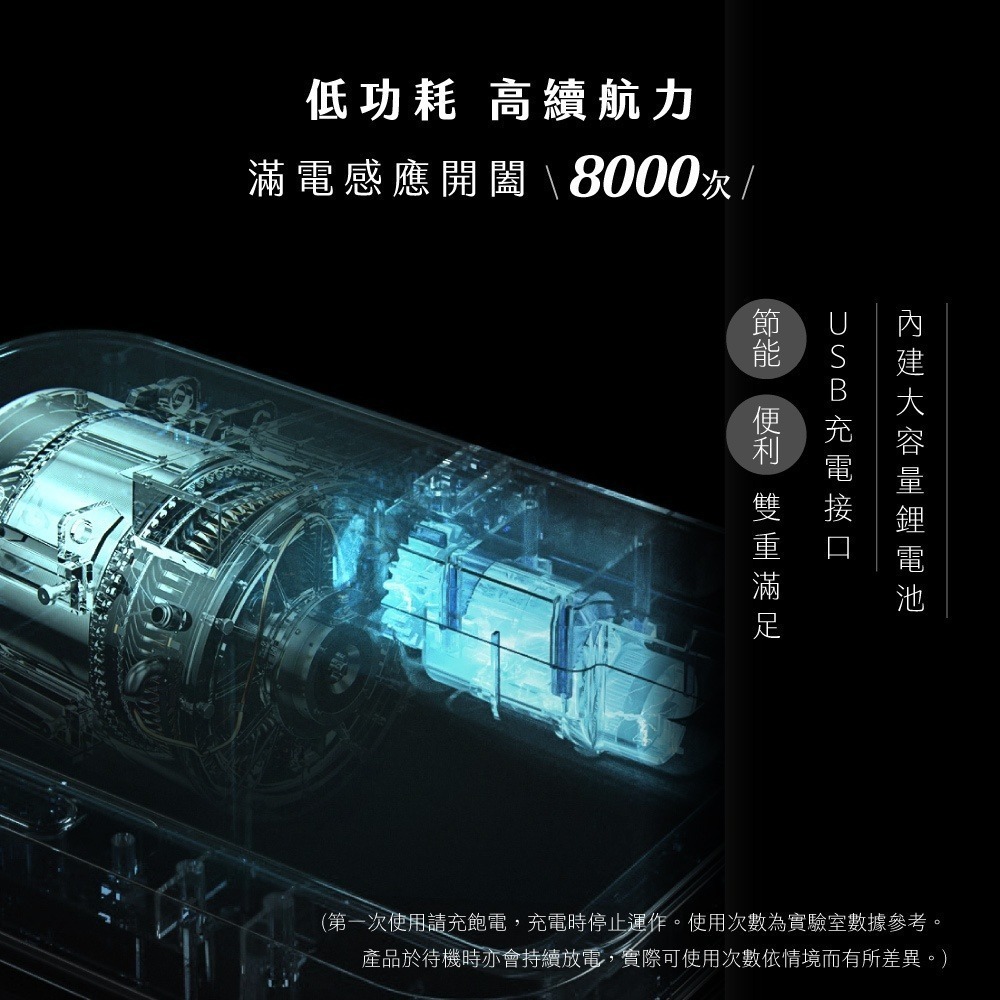 【現貨附發票】KINYO 耐嘉 充電式智慧感應垃圾桶16L 1入 EGC-1245-細節圖3