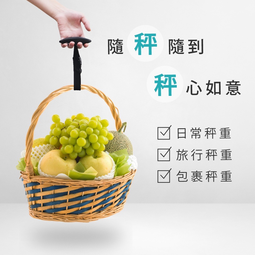 【現貨附發票】KINYO 耐嘉 隨行電子行李秤 手提秤 1入 DS-011-細節圖6