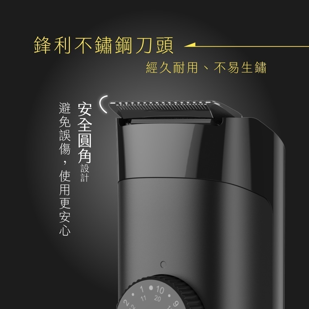 【現貨附發票】KINYO 耐嘉 充插兩用微距精修電剪 電動理髮器 電動剪髮器 1入 HC-6805-細節圖4