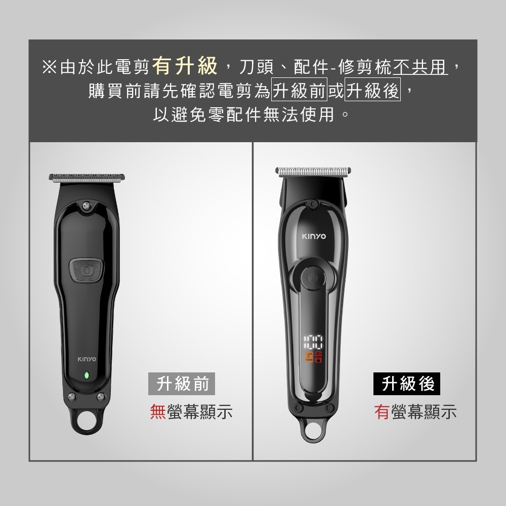 【現貨附發票】KINYO 耐嘉 精巧復刻電剪 電動理髮器 電動剪髮器 1入 HC-6813-細節圖9